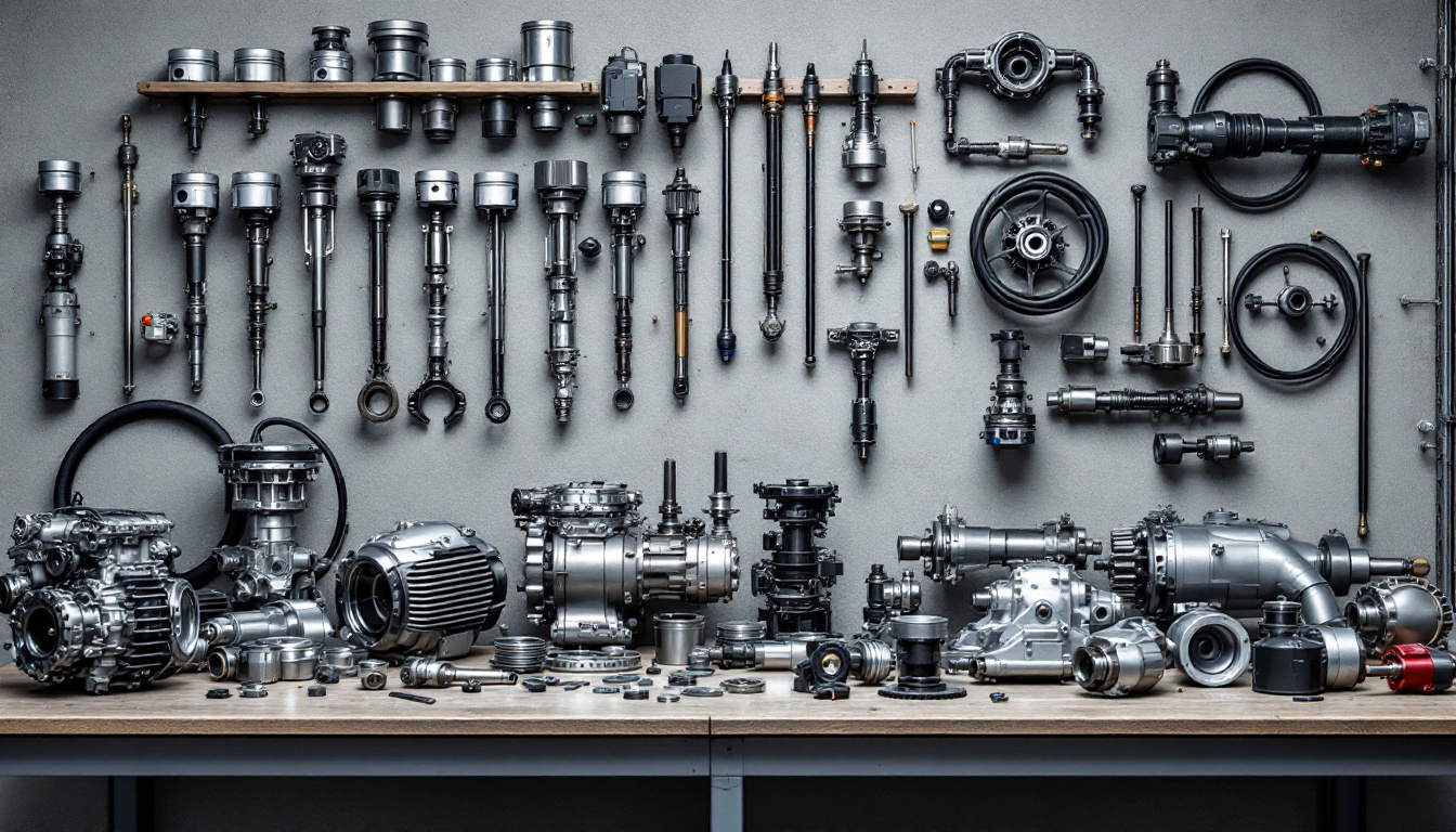 농기계 주요 부품 교체 비용과 다양한 부품 이미지